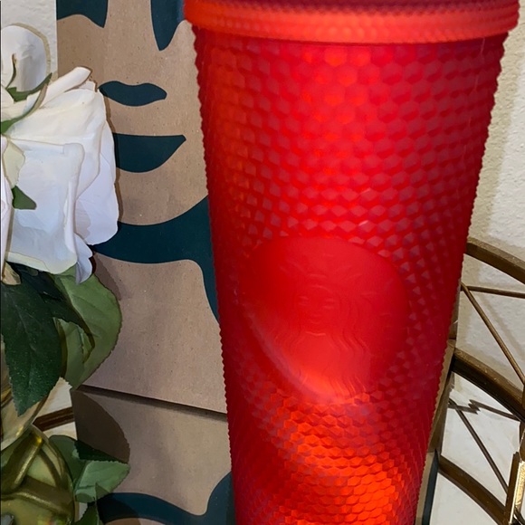Matte Red Soft-Touch Bling Cold Cup (LAST ONE!) - Picture 2 of 5